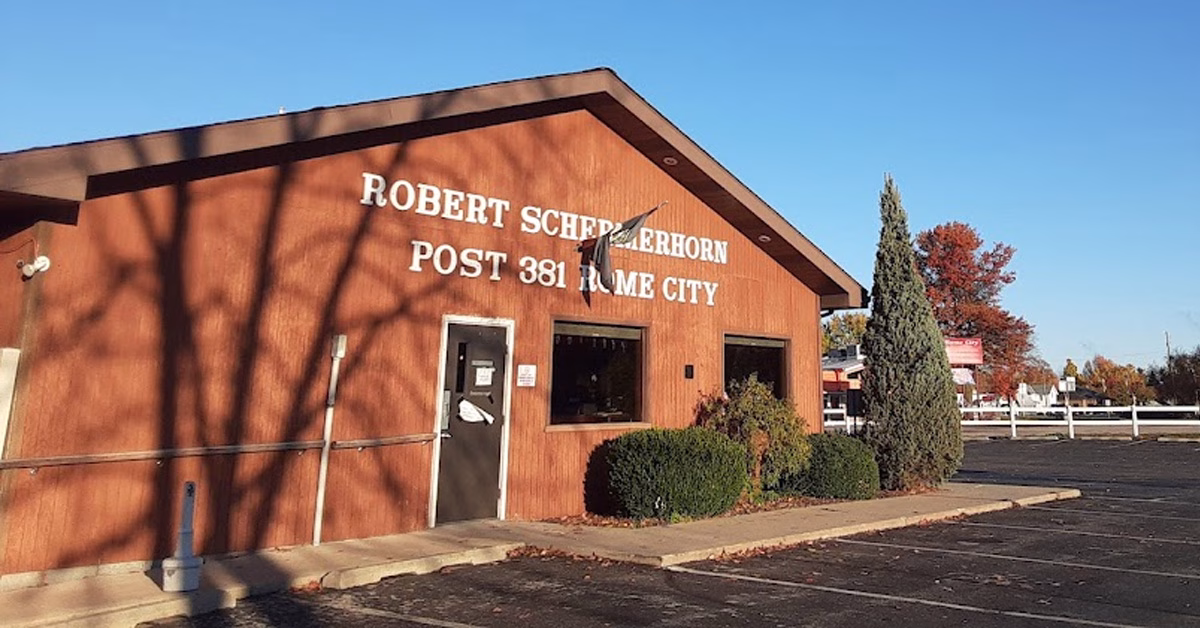 American Legion Post 381, Rome City, Indiana.