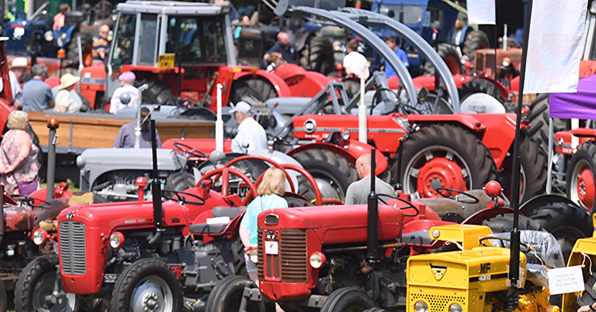 Tractor Show at TSC in Sturgis, Michigan